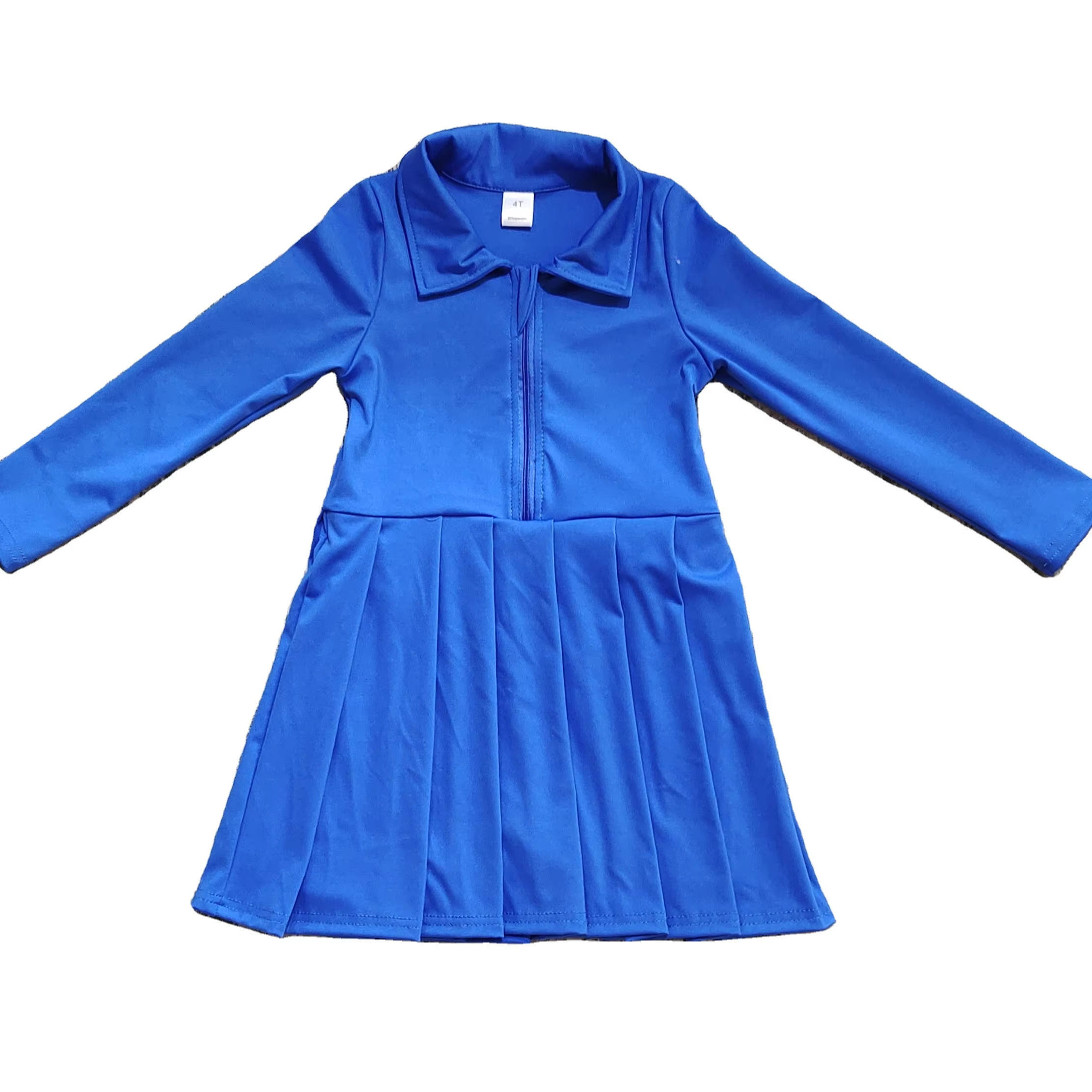 Jinji Little Girls’ Tennis Dress – Pleated Activewear Polo Dress with Shorts