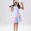 Thumbnail: Jinji Girls’ Tennis Dress – Quick-Dry Sports Dress for Kids
