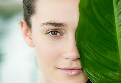 Close-up of a woman