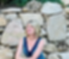 Pic - cheri rocks in yard.heic