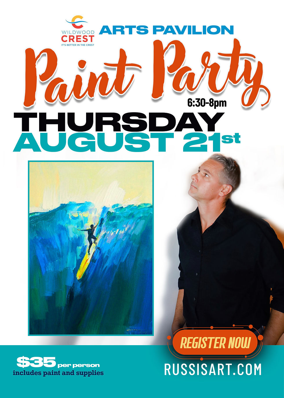 Painting Classes at the CAP 8-21