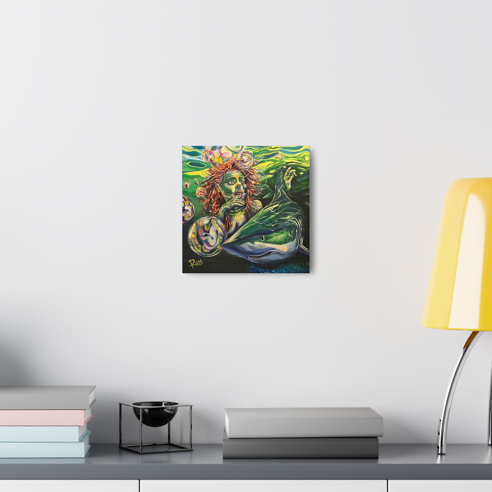Thumbnail: Cape May Bubble Gallery Wrap Canvas Print