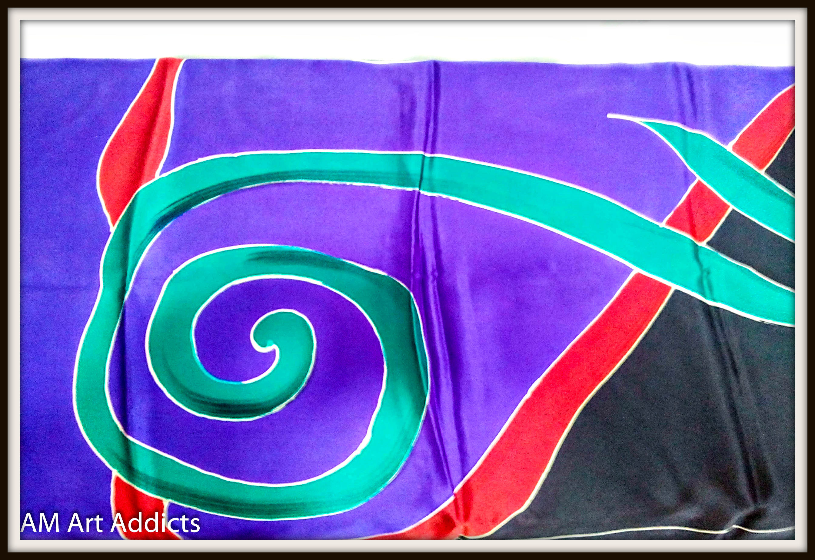 !!New!!Swirly Crepe Scarf