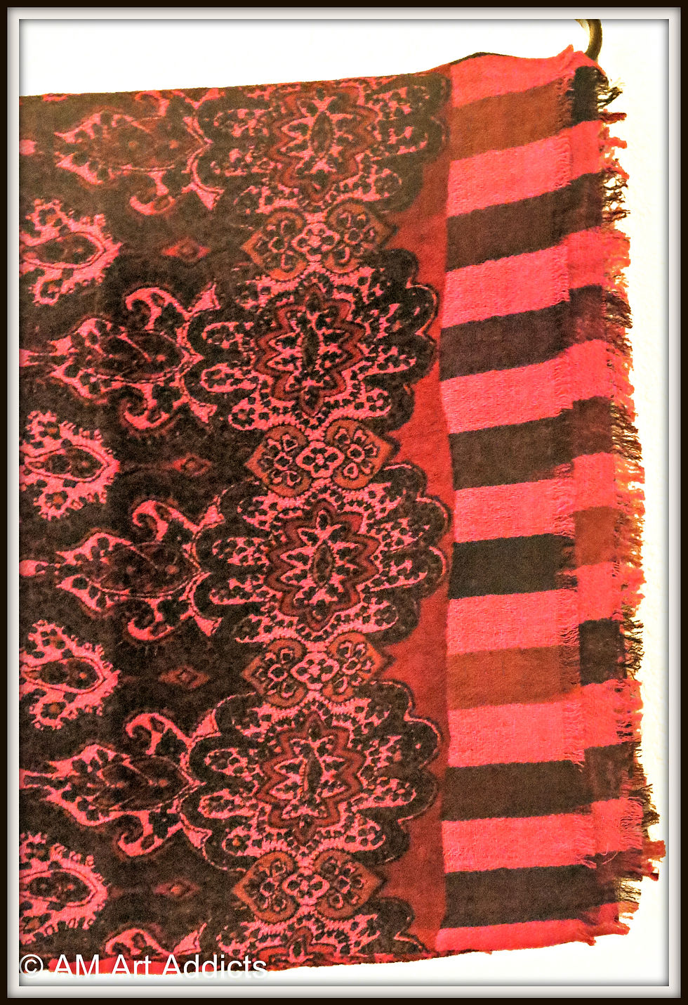 Thumbnail: Fuschia Pink & Black Paisley
