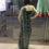 Thumbnail: copy of floral printed LINEN COTTON SAREE - SWEET LADY