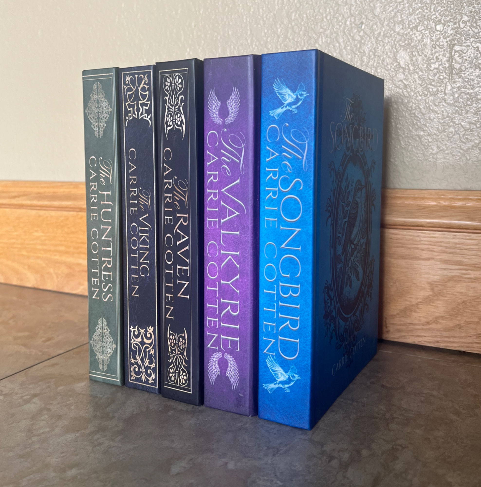5 Book Autographed set