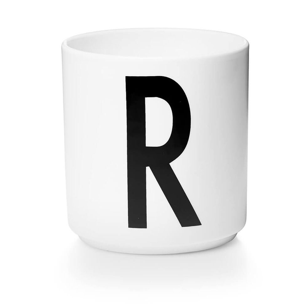 Miniaturbild: Design Letters Personal Porcelain Cup A-Z