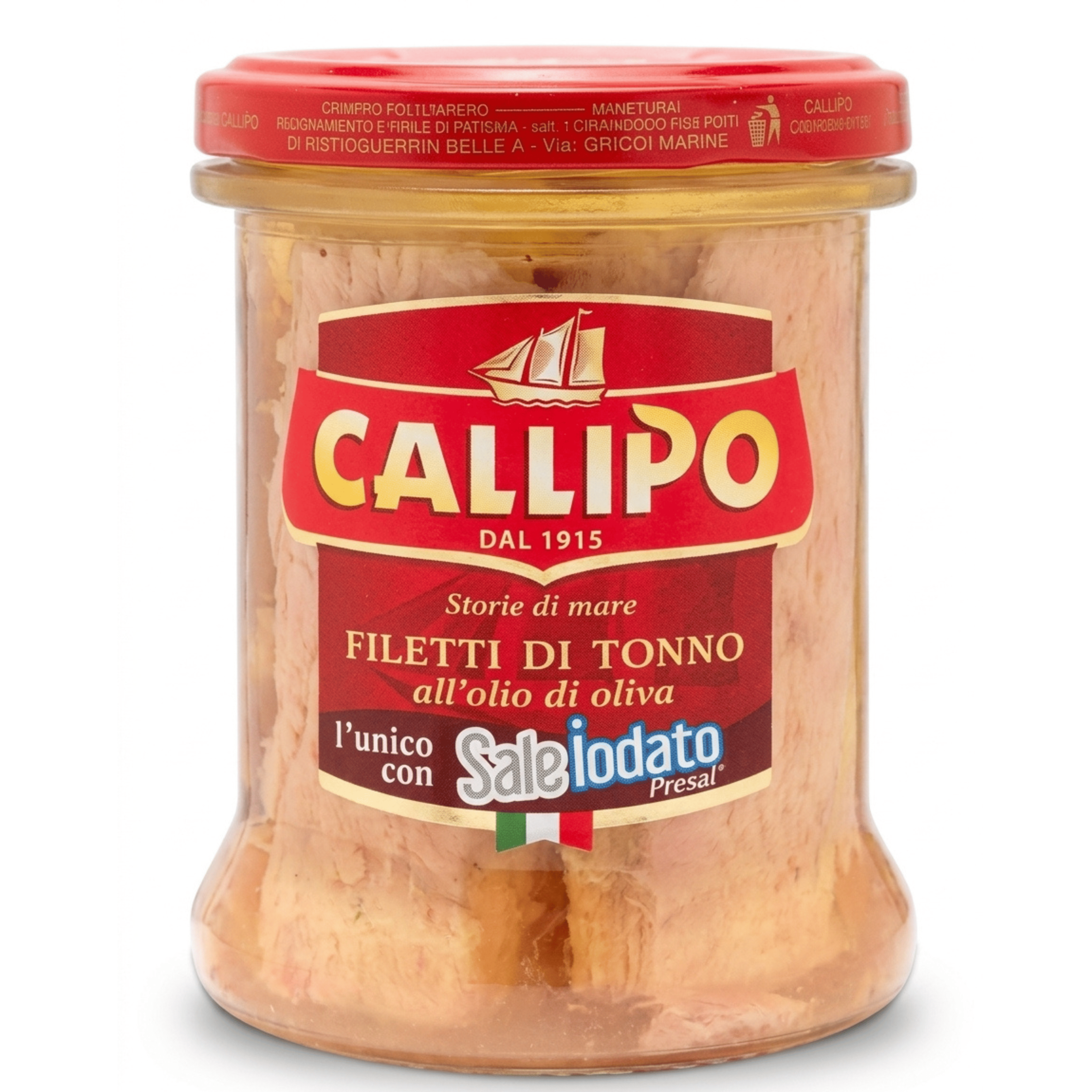 Callipo Tonno In Olive Oil Glass Jar