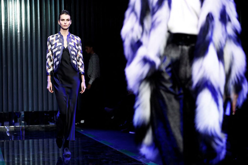 Giorgio Armani held silent show in honor of Ukraine