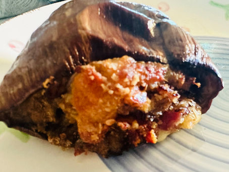 Ricetta (serissima) delle Melanzane Imbottite della Zia Finta