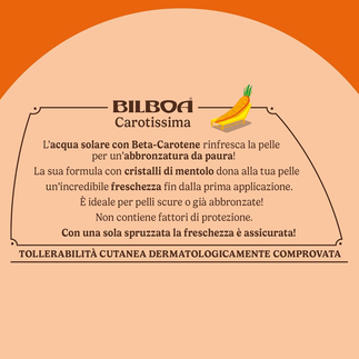 Bilboa Carotissima acqua rinfrescante