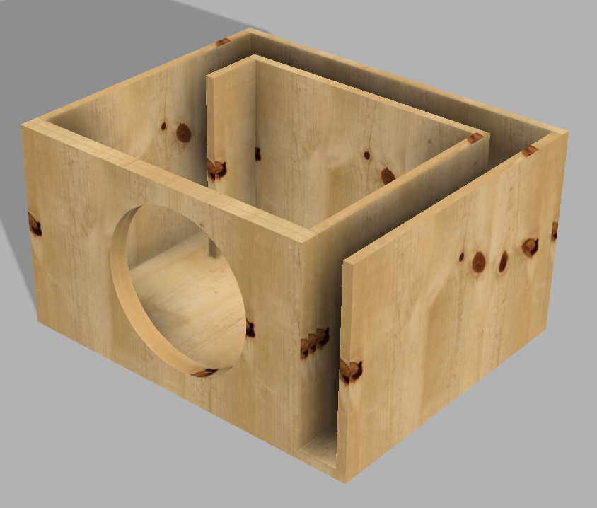 Thumbnail: 12" Single High Output Flat Pack Enclosure
