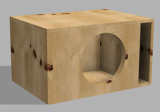 イナウト INOUT Stack BOX High + Cover Wood