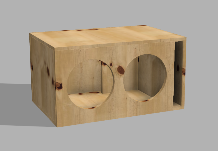 Thumbnail: 10" Dual Standard Flat Pack Enclosure