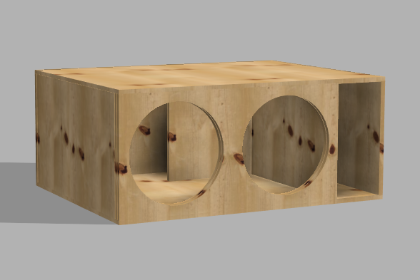 Thumbnail: 15" Dual High Output Flat Pack Enclosure