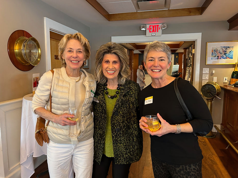 Terry Parkinson, Kaye Griffin, and guest