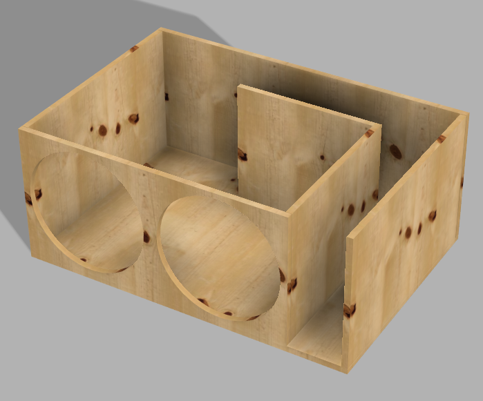 Thumbnail: 15" Dual Standard Flat Pack Enclosure