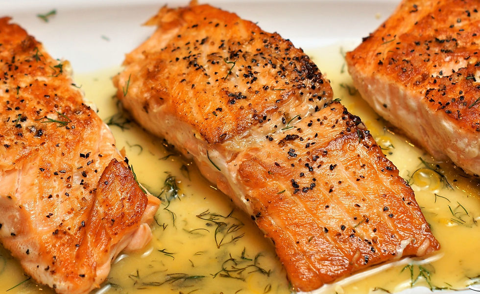 Salmon with Beurre Blanc