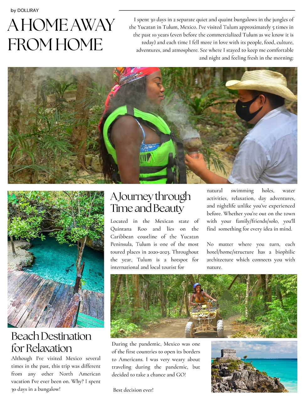 Tulum Adventure My Exclsuive Travels and Tours