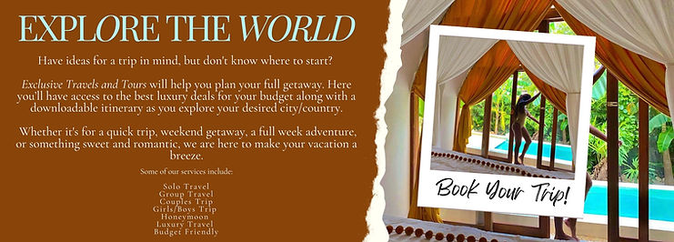 Book Your Trip - Dolliray - Exclsuive Travels & Tours