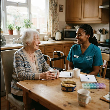 my business home care patient_ staff in kitchen sitting at table.jpg