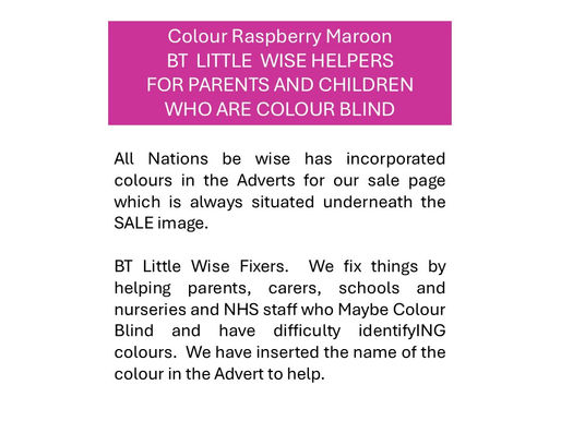 BT Little Wise Helpers for The Colour Blind