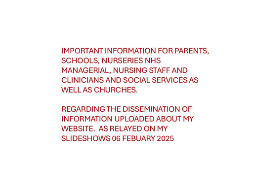 Important Information Regarding my Website