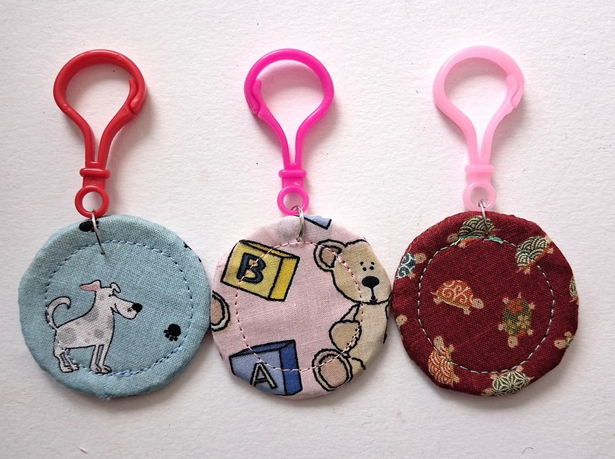 3 key Rings Tortoise, ABC Little spotted dog.jpg