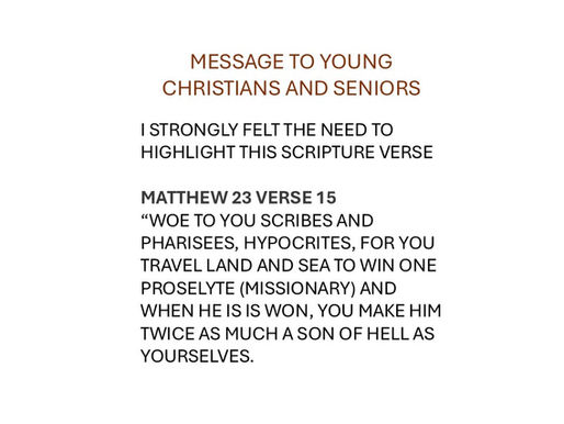 Matthew 23 Verse 15