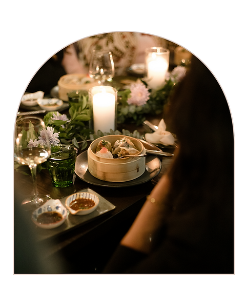 Table setting at the first Luminary Dinner, June 2026