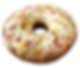 White Choc. Sprinkles Donut