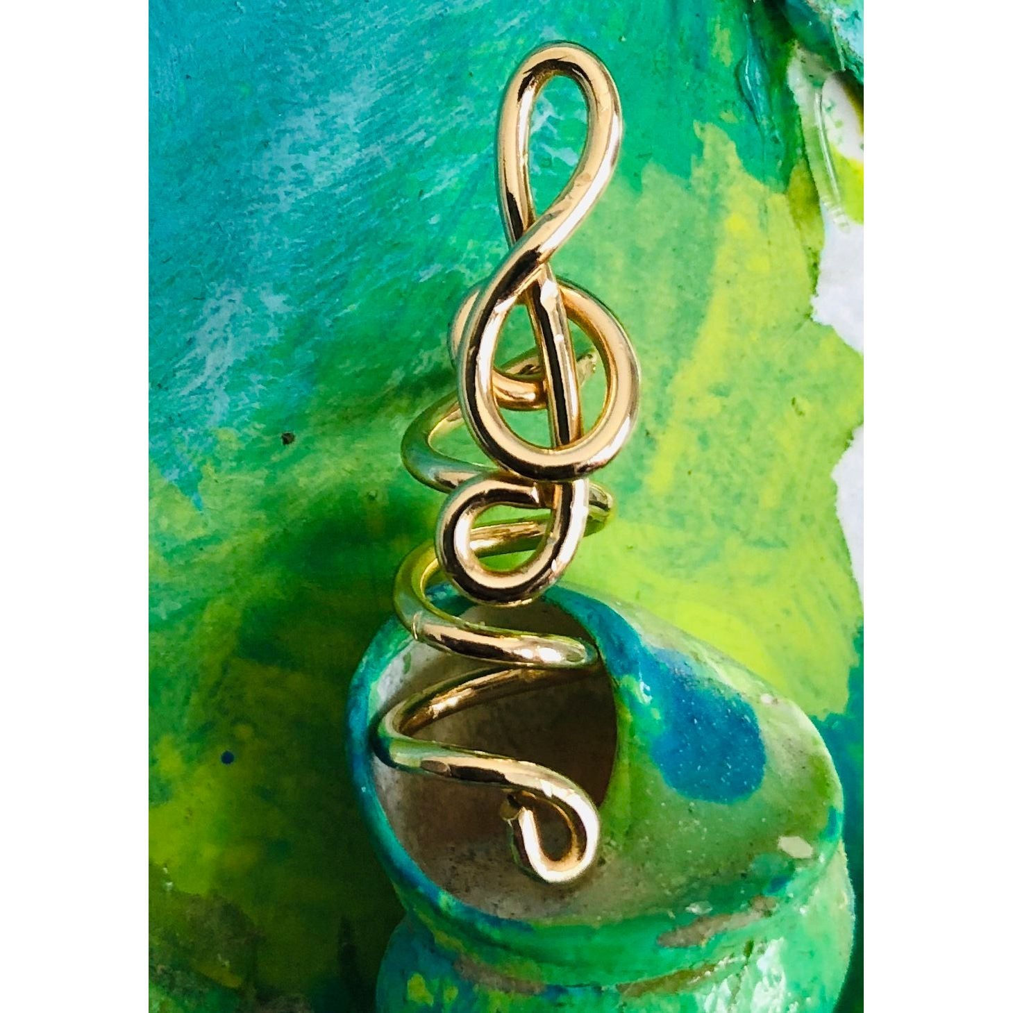 Long Treble Clef Hair Jewelry (1735)