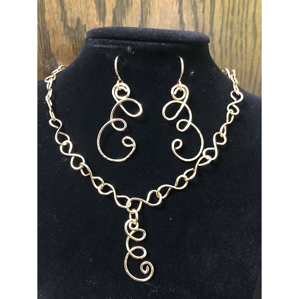 Thumbnail: Initial Necklace Set (1220)