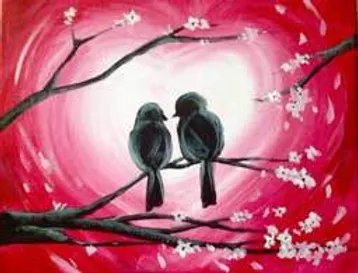 Paint & Sip - Love Birds