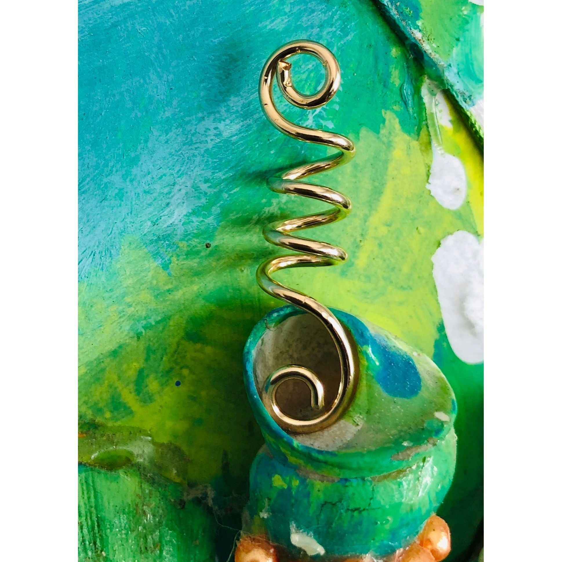 Fancy Open Spiral Hair Jewelry (1739)