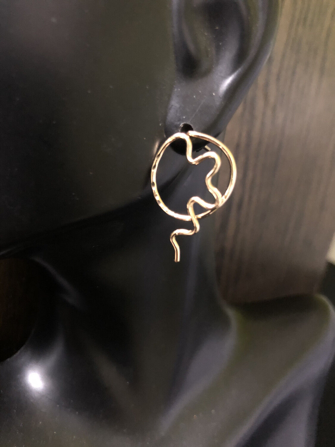 Circle ZigZag Studs (1233)