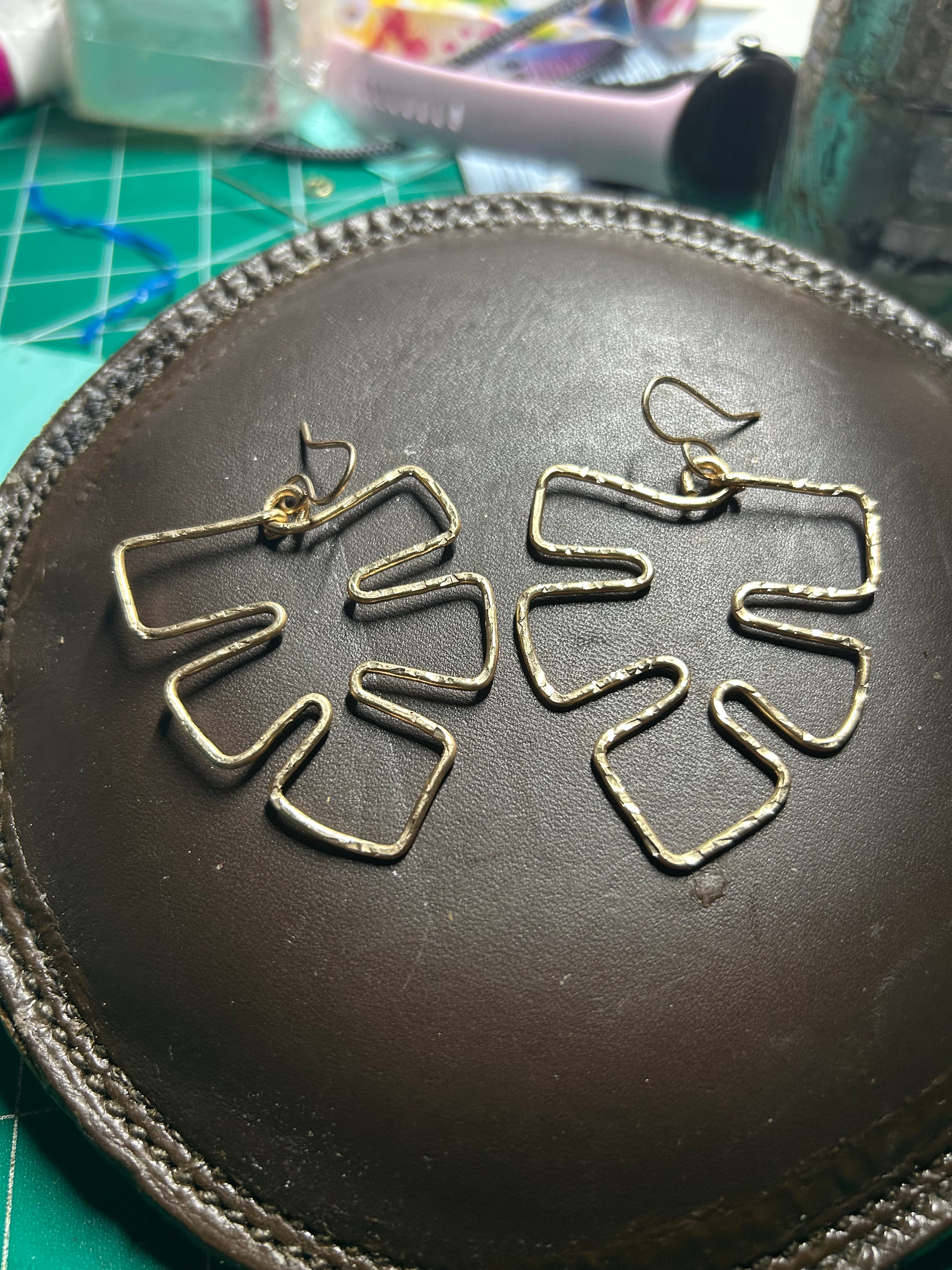 ABASTRACT EARRINGS - 14G (2782)