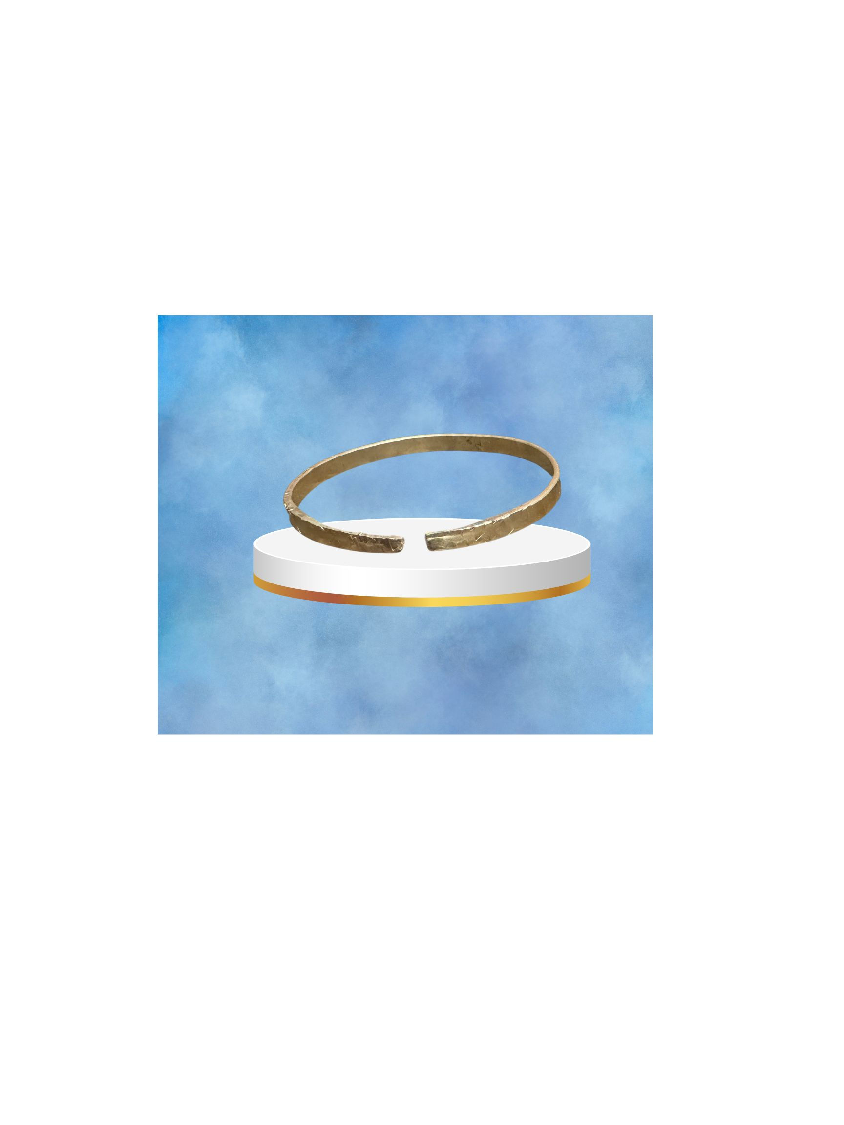 MEN'S HAMMERED BANGLE (2609)