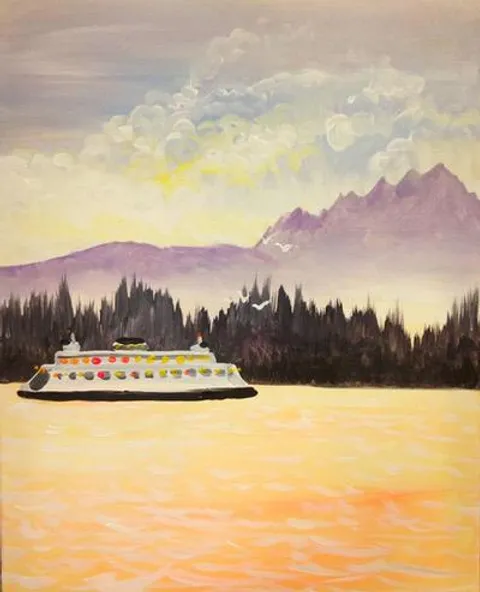 Paint & Sip - Sunset Ferry