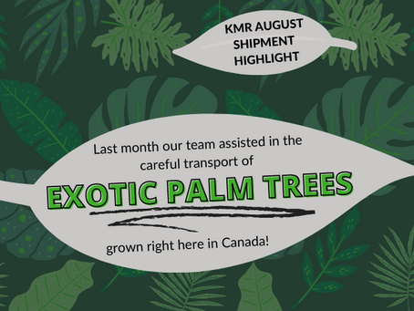 KMR August Shipment Highlight