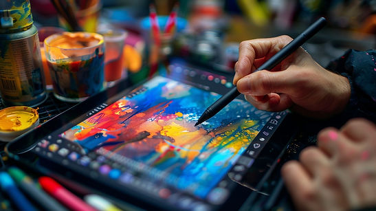 Palette de couleurs, illustration pour la bibliothèque de ressources sur l'étalonnage
