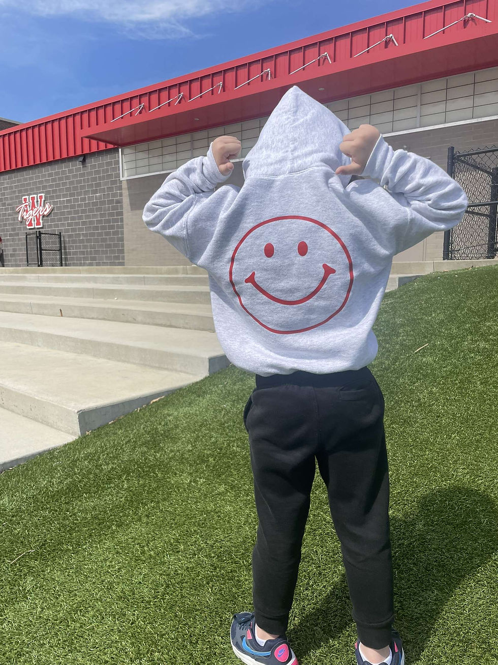 Thumbnail: Youth Warrensburg Smiley Hoodie