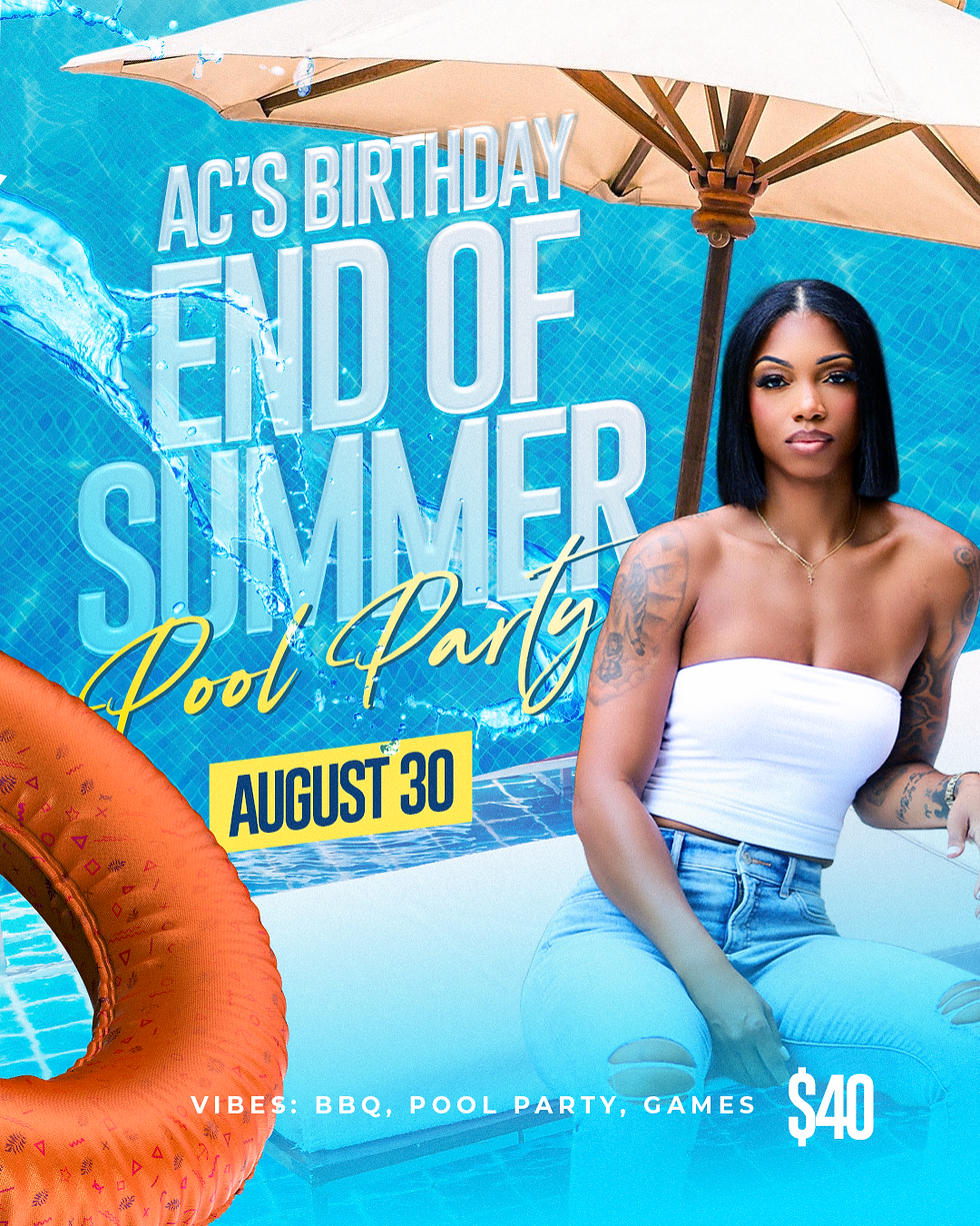 Summer SlimDown Bootcamp & AC's End of Summer/Birthday Pool Party
