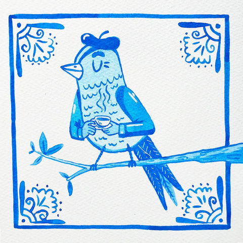 Art challange voor inktober.  elke dag een illustratie maken voor een maand lang.