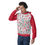 Miniature : Sweat à capuche rouge pour homme Noël