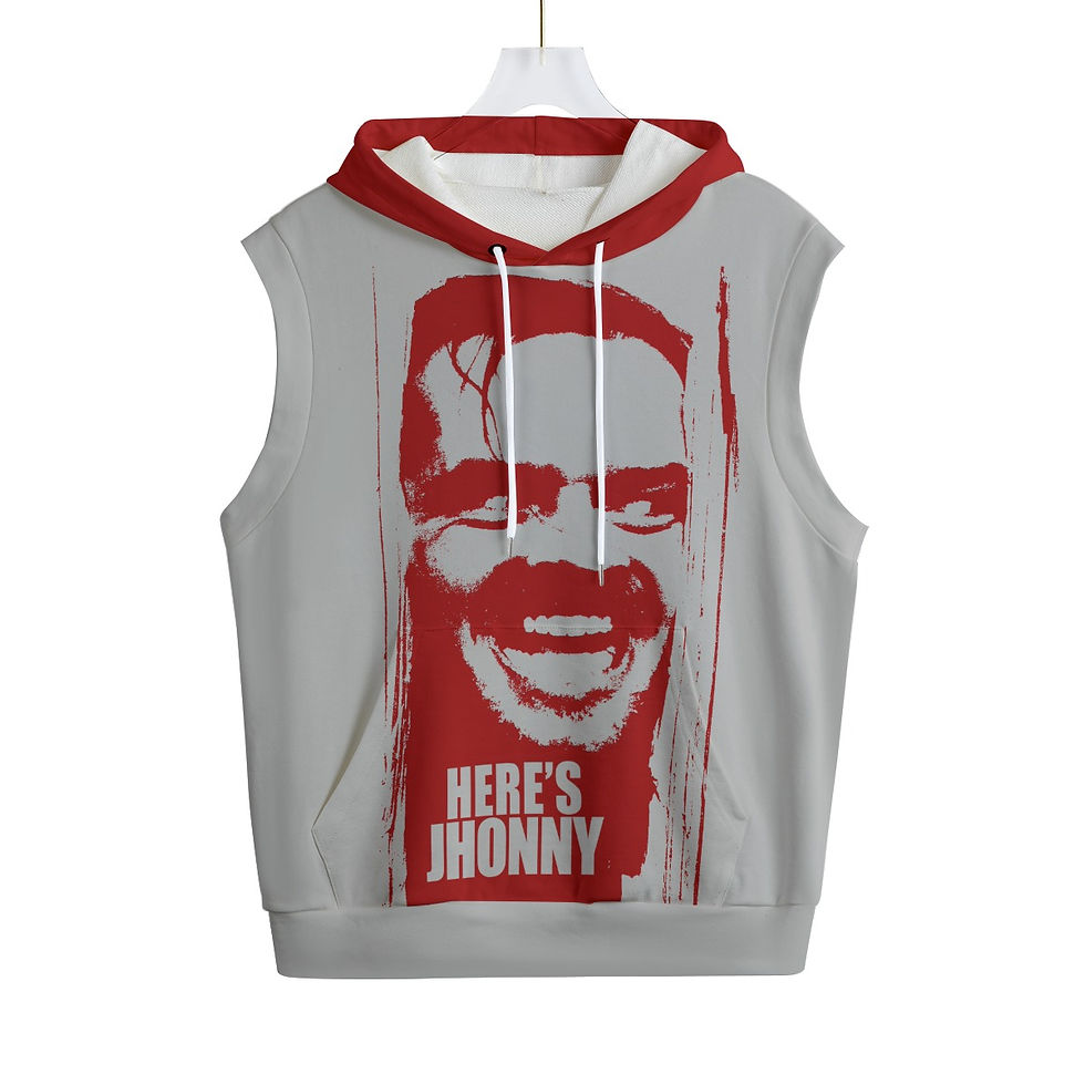 Hooded Vest Here's Jhonny