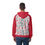 Miniature : Sweat à capuche rouge pour homme Noël