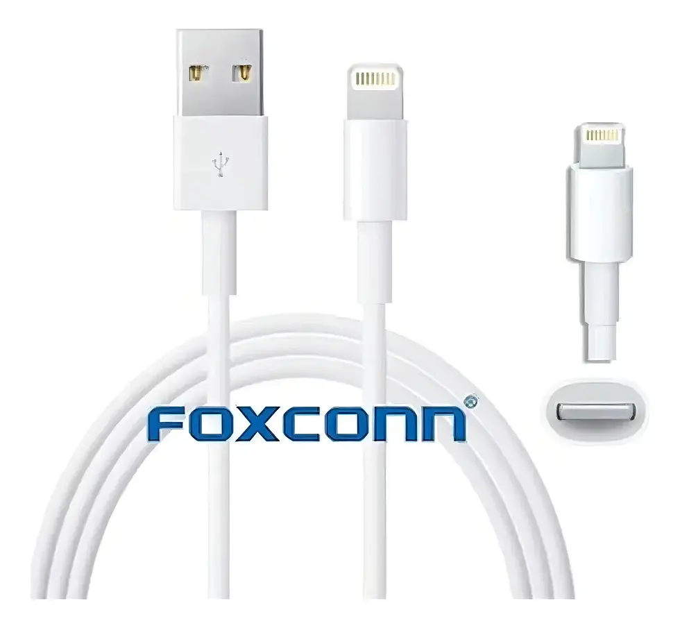 Miniatura: Cabo Carregador de Celular Foxconn  Lightning to USB Cabo 1 metro