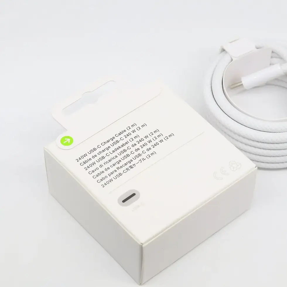 Miniatura: Cabo Iphone Apple Trançado Charger 240W USB-C Cabo Compatível 2 metros