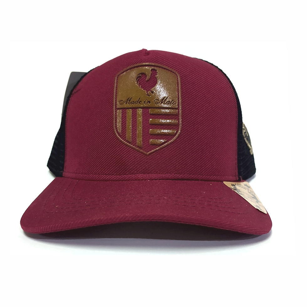Miniatura: Boné Made In Mato Bordo e Preto Lado